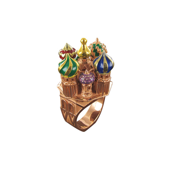 Bague architecture top tournaire
