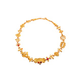 Necklace Marélie Baroque red