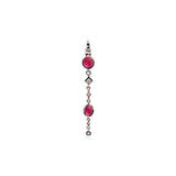 Pendentif rubellites roses Gourmandise