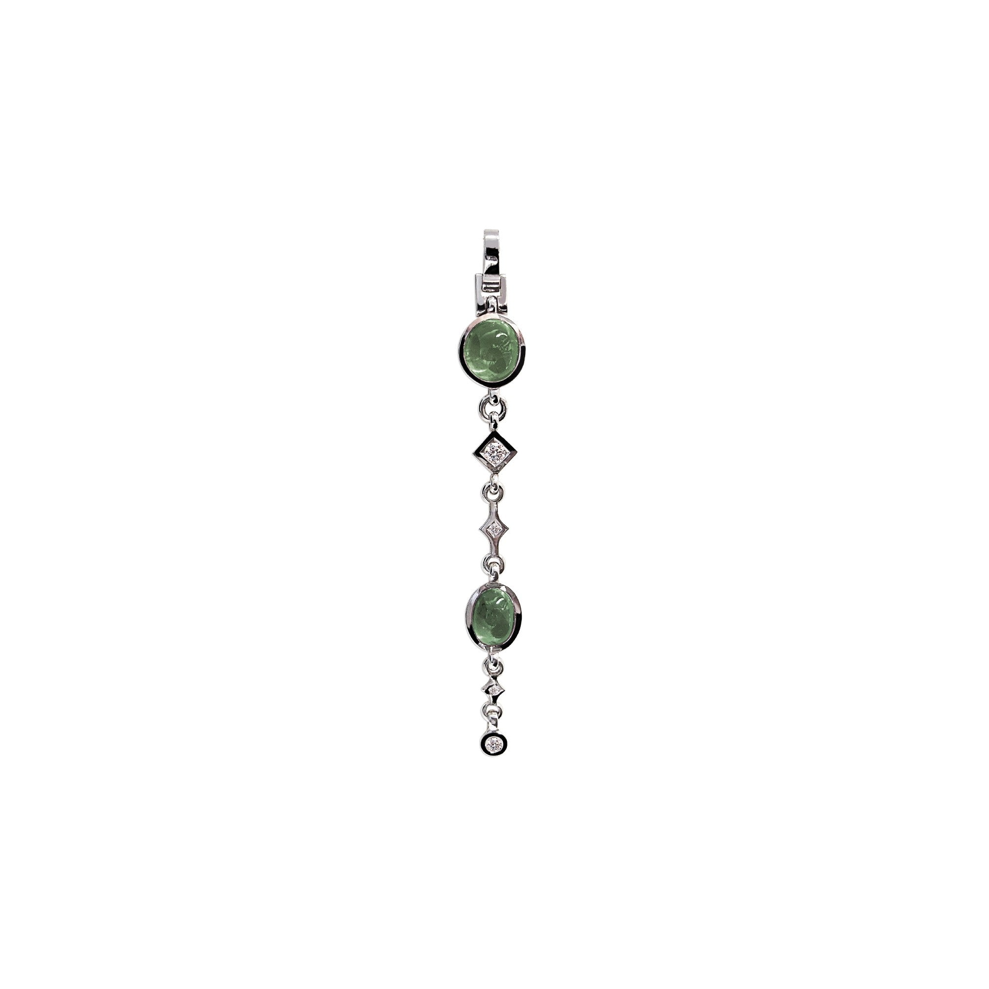 Pendentif péridots verts Gourmandise