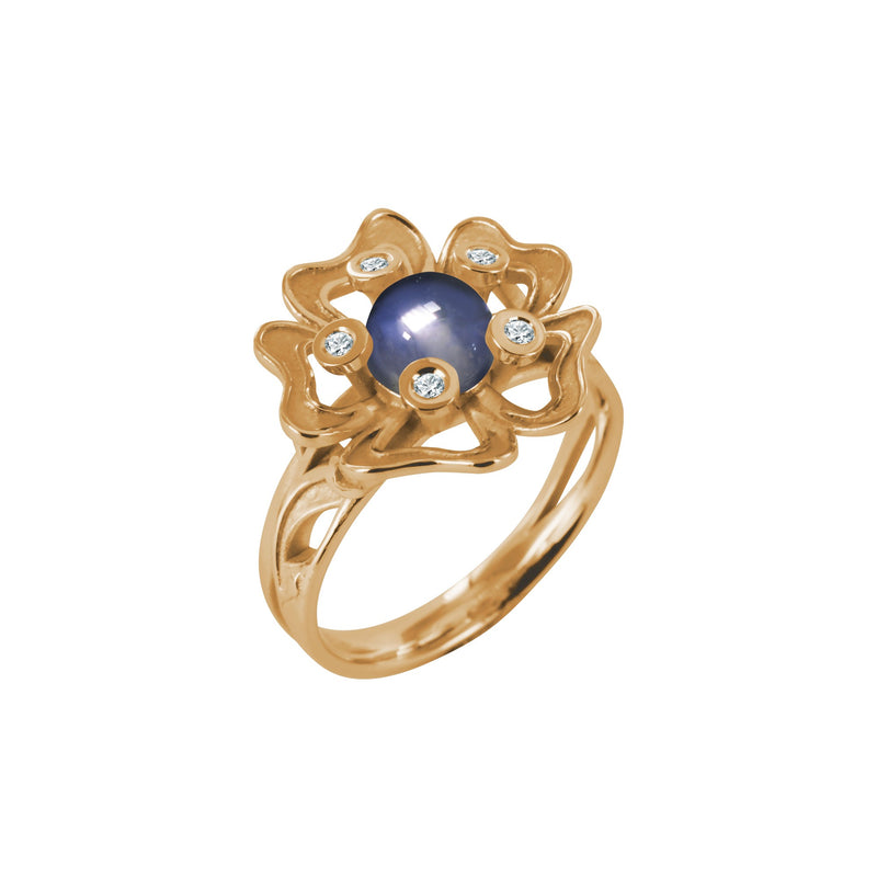 Bague Pensée Sauvage iolite M