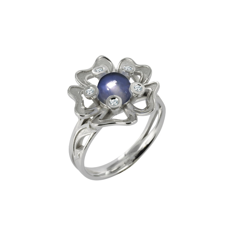 Bague Pensée Sauvage iolite M