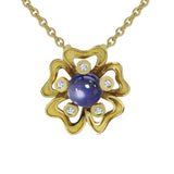 Pendentif Pensée Sauvage Iolite M