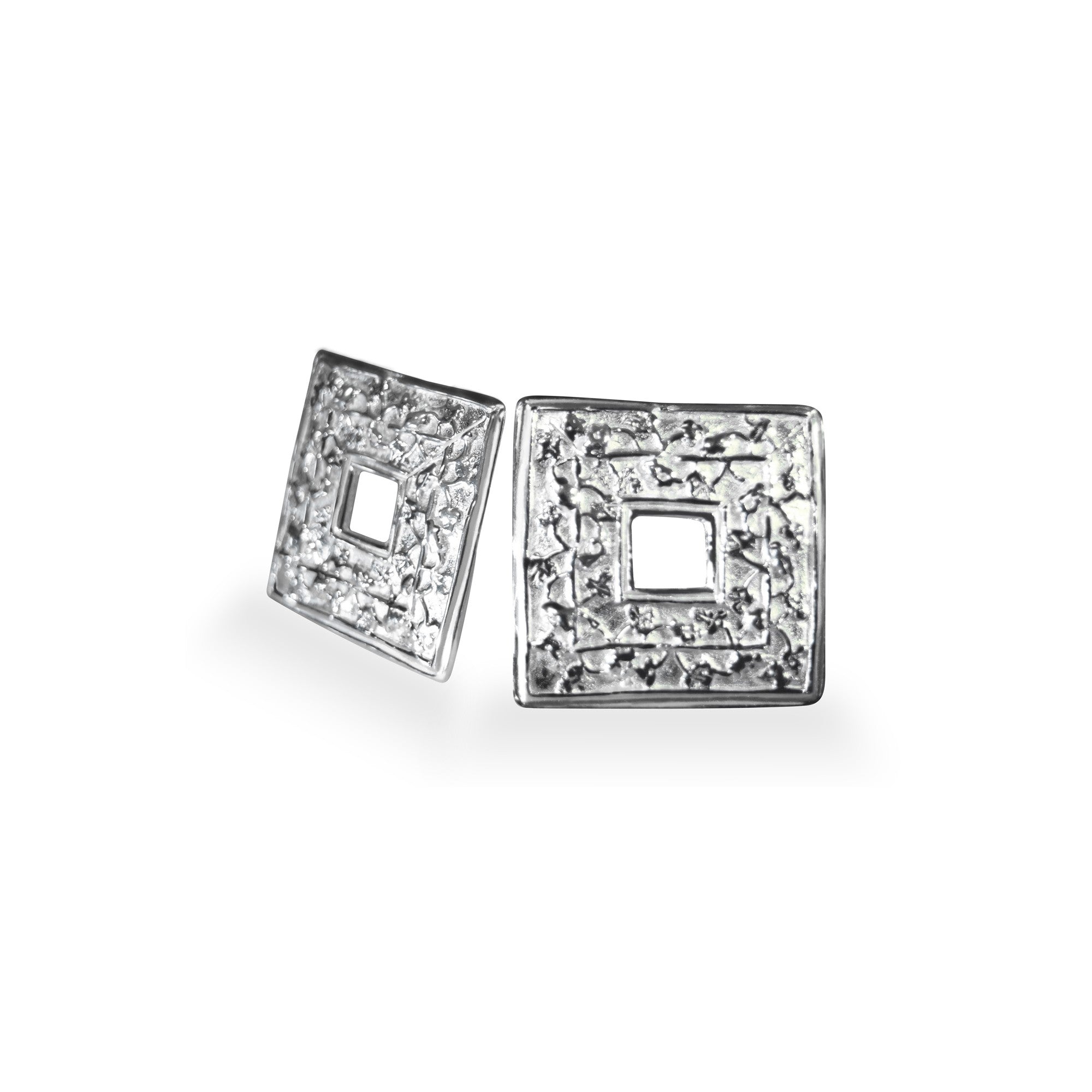 Boutons de manchettes Cadre treille en argent