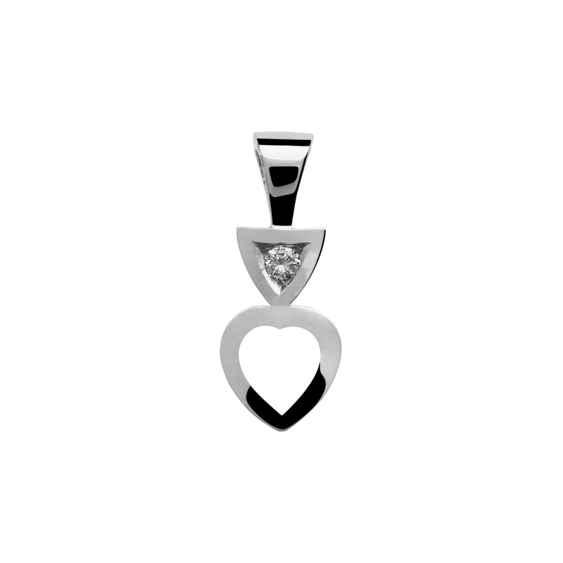 Cupid diamond pendant in gold