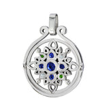 Pendentif Vice-Versa en or pavage