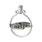 Pendentif Vice-Versa en or pavage