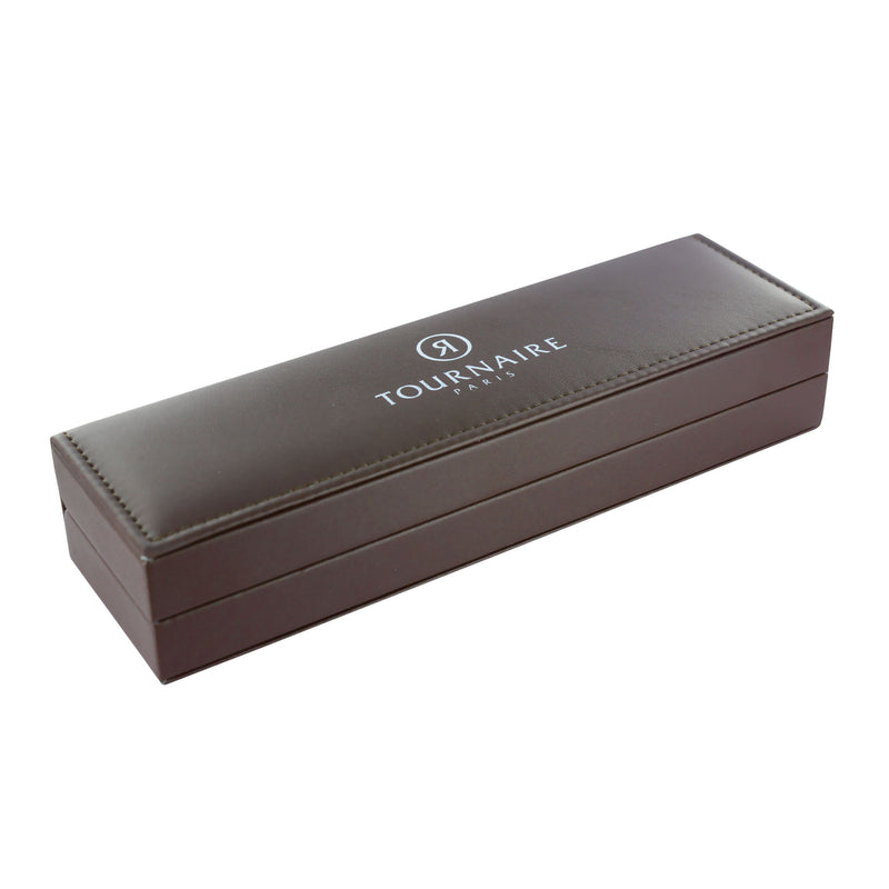 Stylo "Alchimie" Roller laque blanche nacré finition palladium