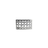 Leather bracelet Alchimie Eternal in silver