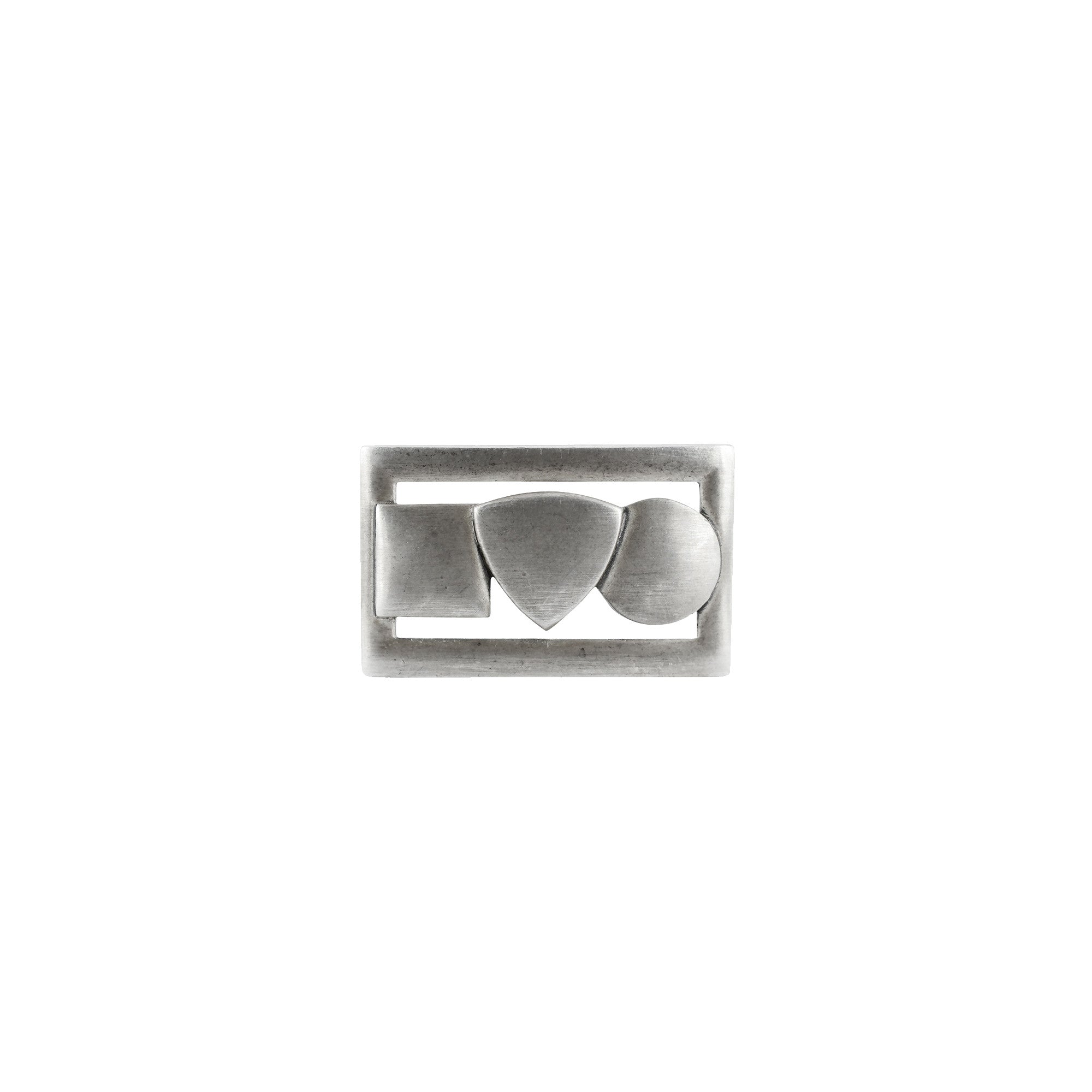 Bracelet cuir Trilogie en argent