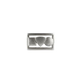 Bracelet cuir Trilogie en argent