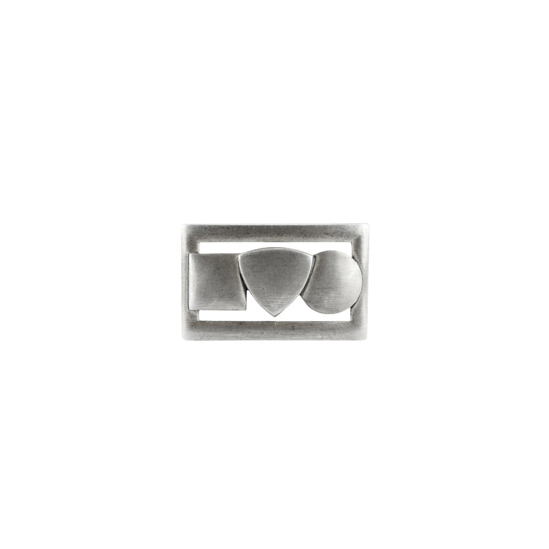 Bracelet cuir Trilogie en argent