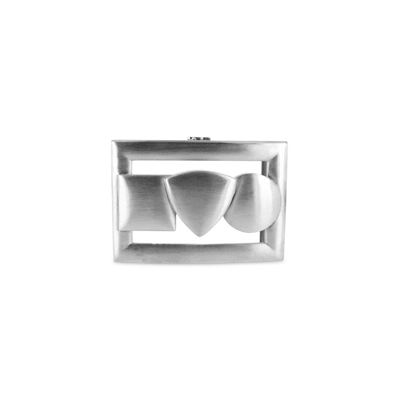 Boucle de ceinture Trilogie en argent