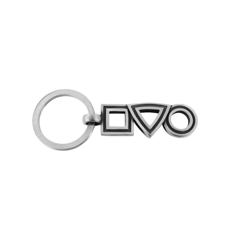 Porte-clefs Tournaire Trilogie en argent