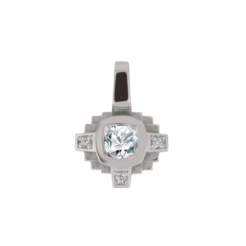 Pendentif Esther Diamant blanc 0,10 ct et diamants
