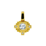 Pendentif Esther Diamant blanc 0,10 ct et diamants