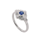 Bague Esther Saphir bleu 4 mm
