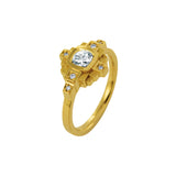 Bague Esther diamant 0,20 ct et diamants