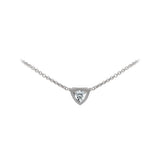 Pendentif Simplicité triangle en or et diamant