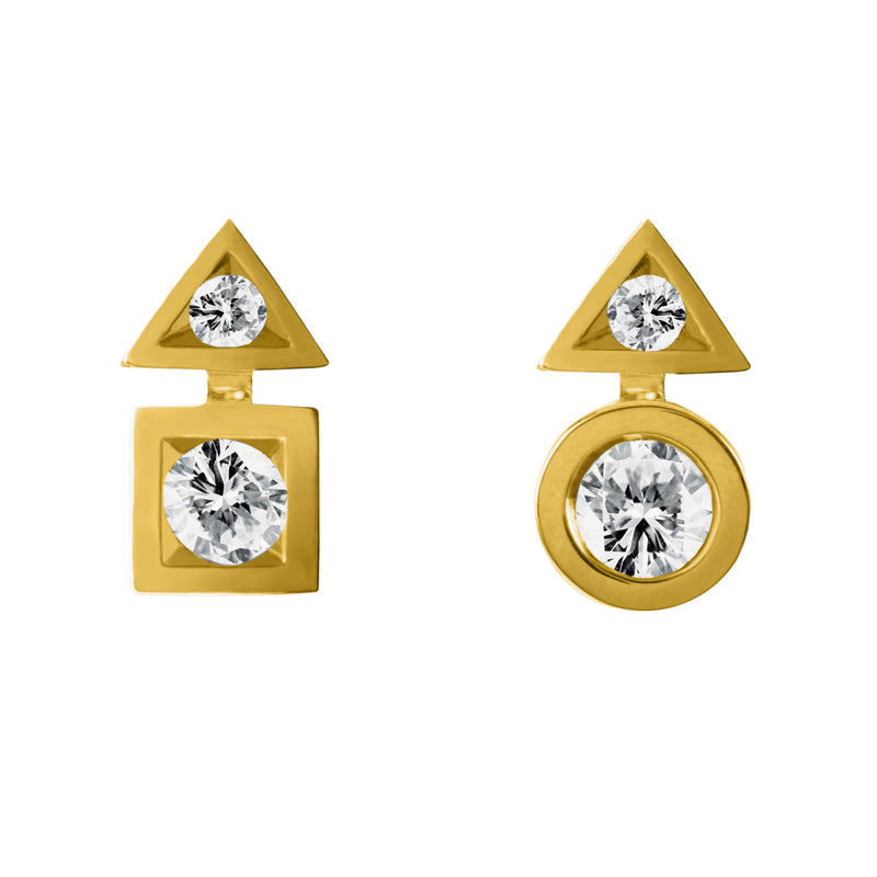Boucles d'oreilles Alchimie Trilogie N°2