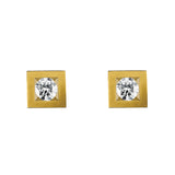 Boucles d'oreilles Alchimie Carré N°1