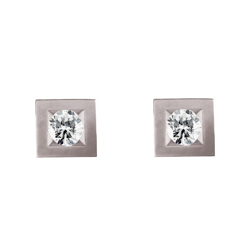 Boucles d'oreilles Alchimie Carré N°2