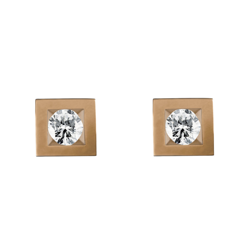 Boucles d'oreilles Alchimie Carré N°2