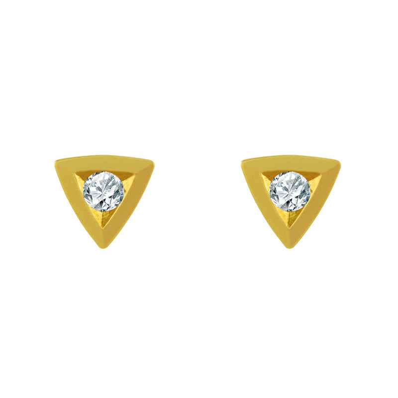 Boucles d'oreilles Alchimie Triangle N°2