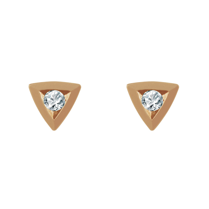 Boucles d'oreilles Alchimie Triangle N°2