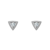 Boucles d'oreilles Alchimie Triangle N°0