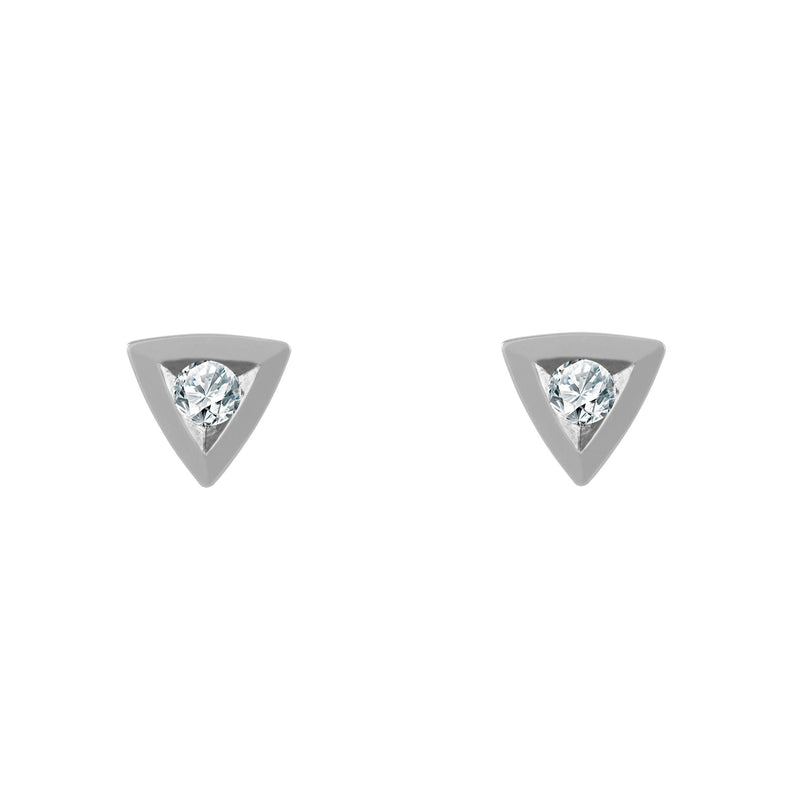 Boucles d'oreilles Alchimie Triangle N°0