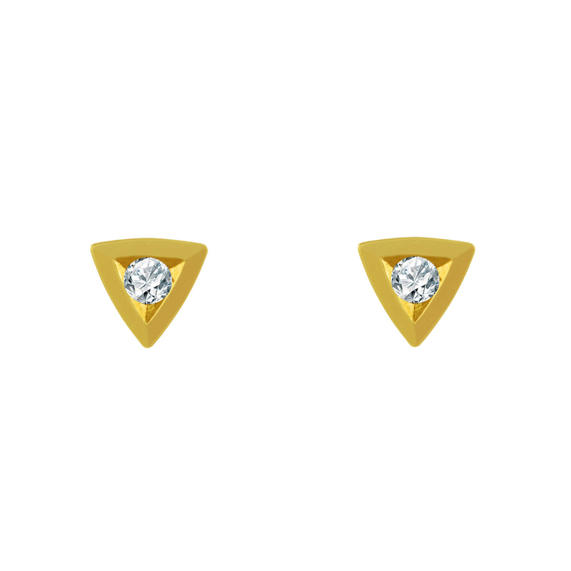 Boucles d'oreilles Alchimie Triangle N°0