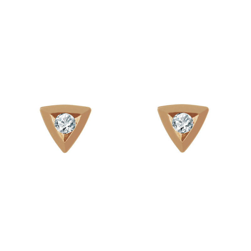 Boucles d'oreilles Alchimie Triangle N°0