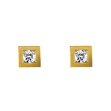 Boucles d'oreilles Alchimie Carré N°0