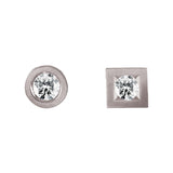 Boucles d'oreilles Alchimie Rond Carré N°2