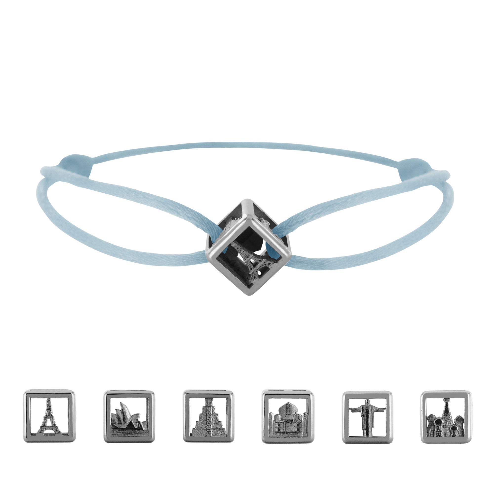 Bracelet Dé de voyage en Argent