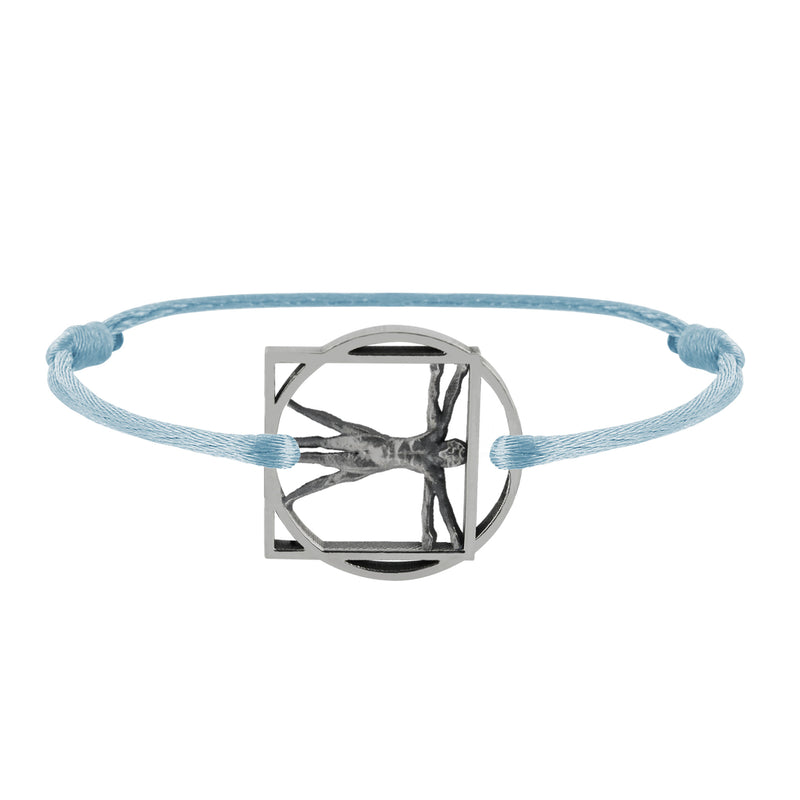 Medal bracelet Vitruvian Man