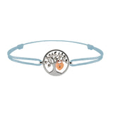 Bracelet Arbre des amoureux argent Lock and Love Tournaire & cadenas d'amour en or avec un diamant