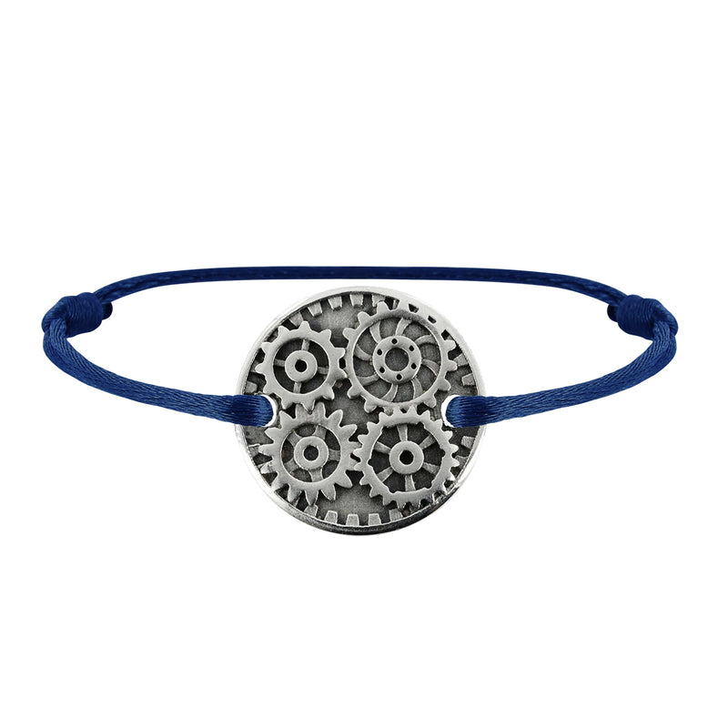 Engrenages silver link bracelet