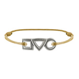 Bracelet Large Trilogie en argent Tournaire