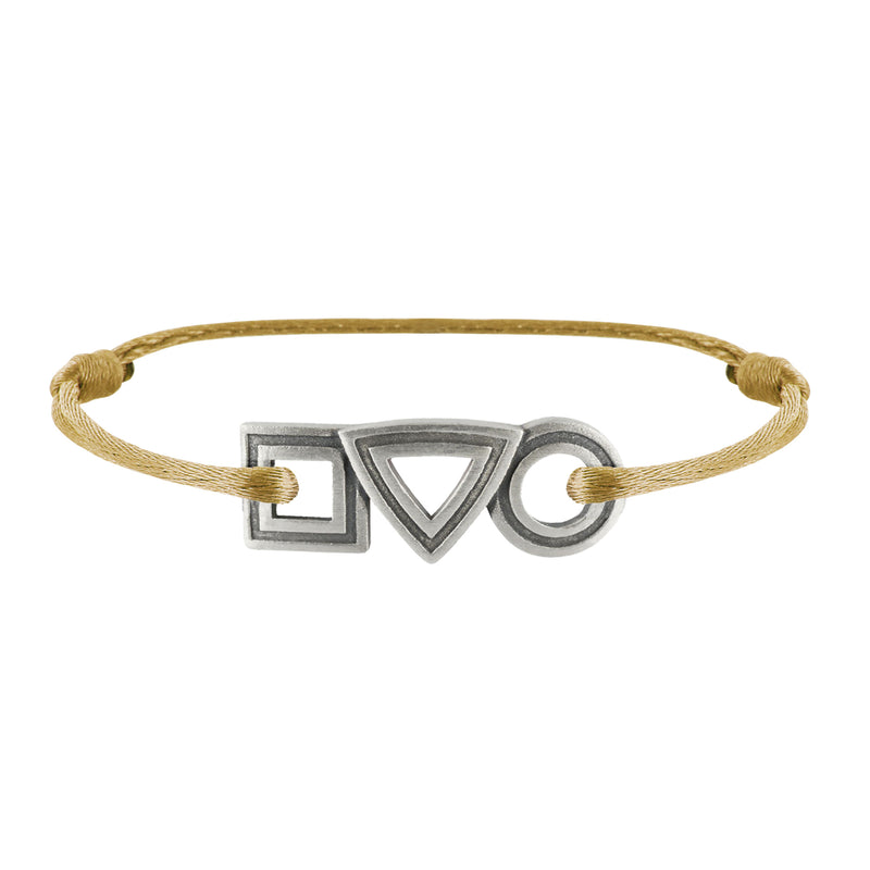 Bracelet Large Trilogie en argent Tournaire