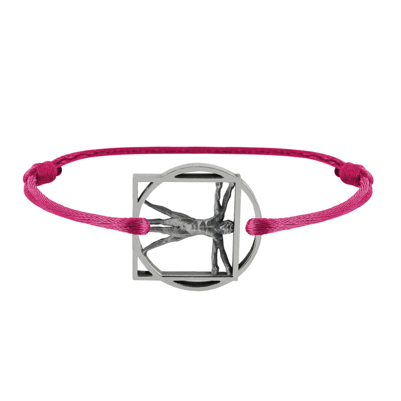 Medal bracelet Vitruvian Man