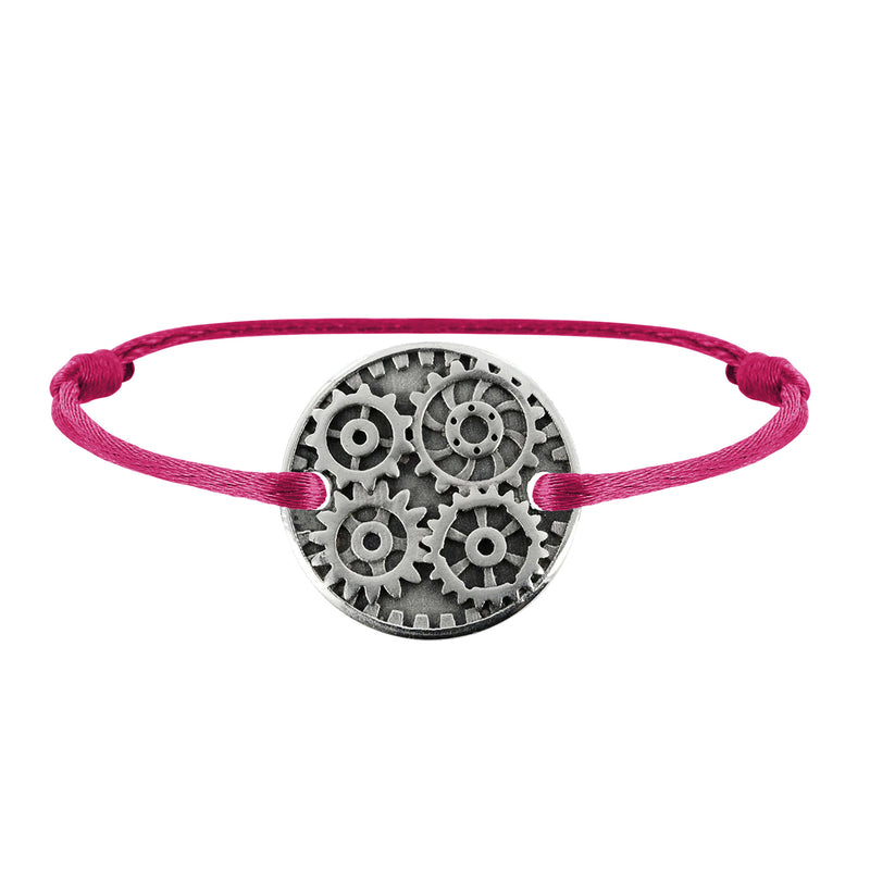 Engrenages silver link bracelet