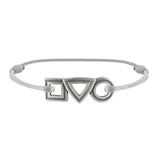 Bracelet Large Trilogie en argent Tournaire
