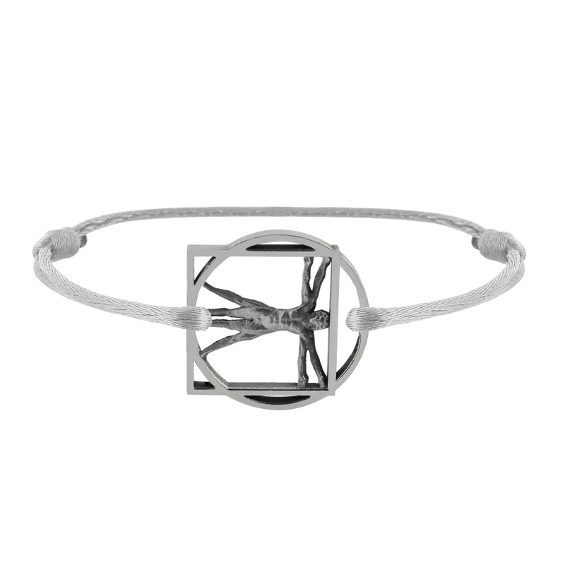 Medal bracelet Vitruvian Man