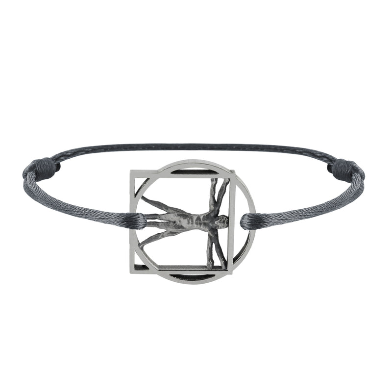 Medal bracelet Vitruvian Man