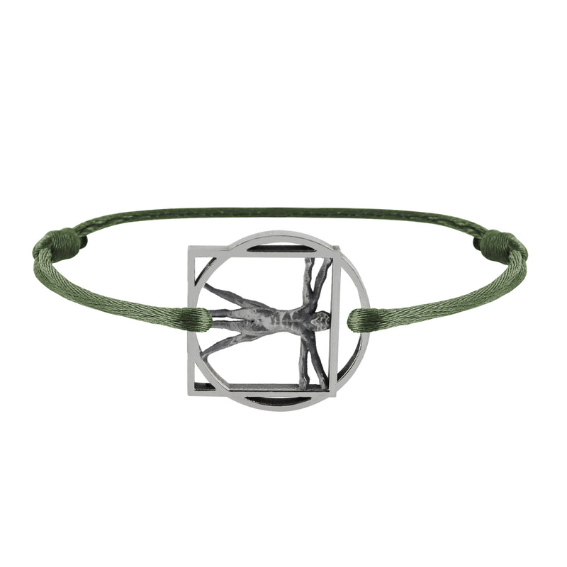 Medal bracelet Vitruvian Man