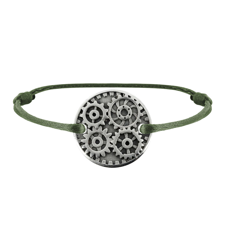 Engrenages silver link bracelet