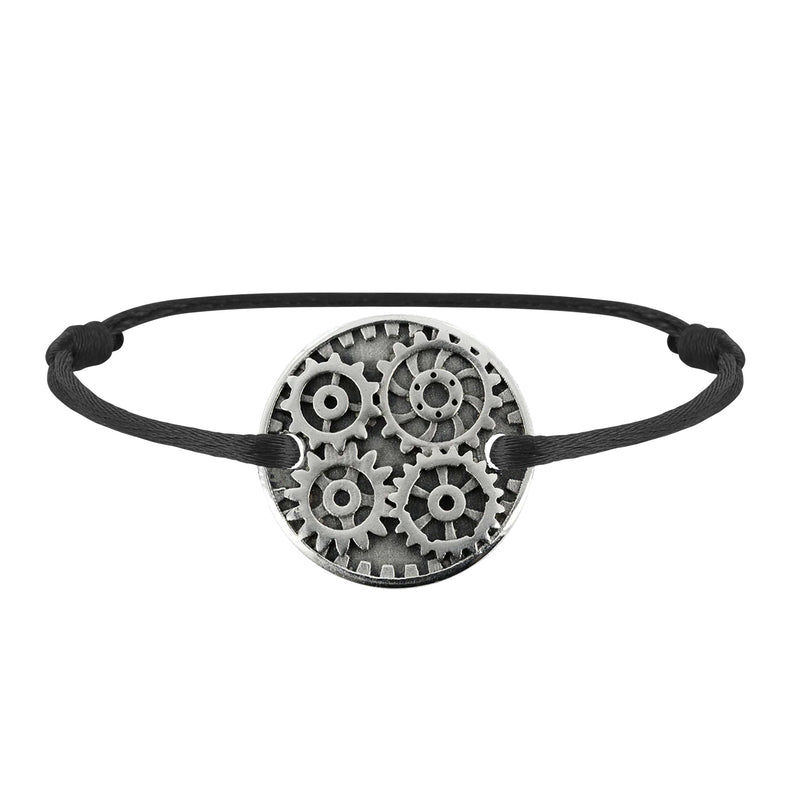 Engrenages silver link bracelet