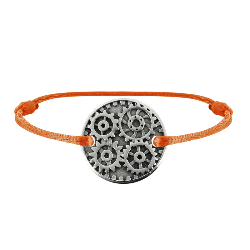 Engrenages silver link bracelet
